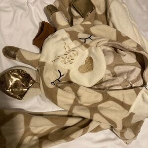 Adorable Giraffe Costume with Gold Accents